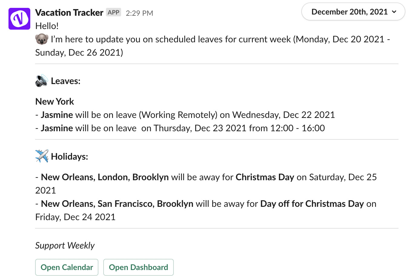 How To Set Up A Slack Out of Office Status