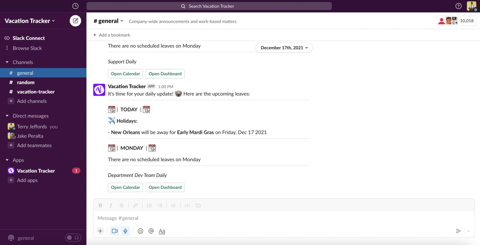 How To Set Up A Slack Out of Office Status