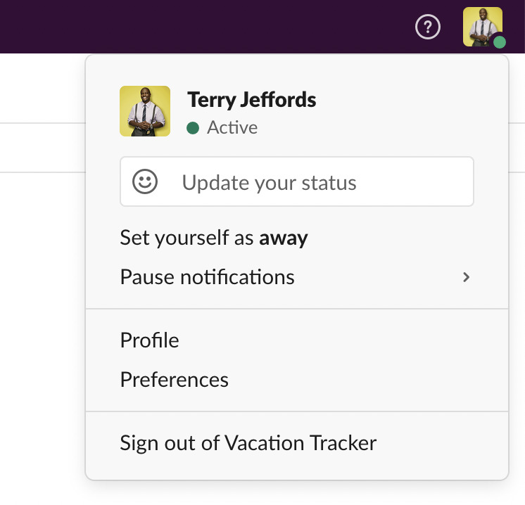  Slack Out of Office Status