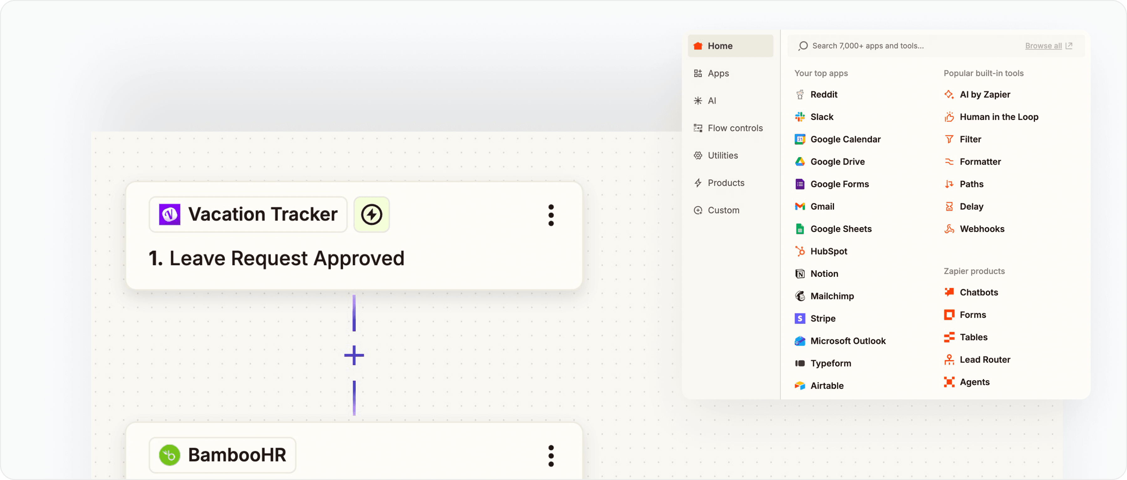 Integrate with Zapier