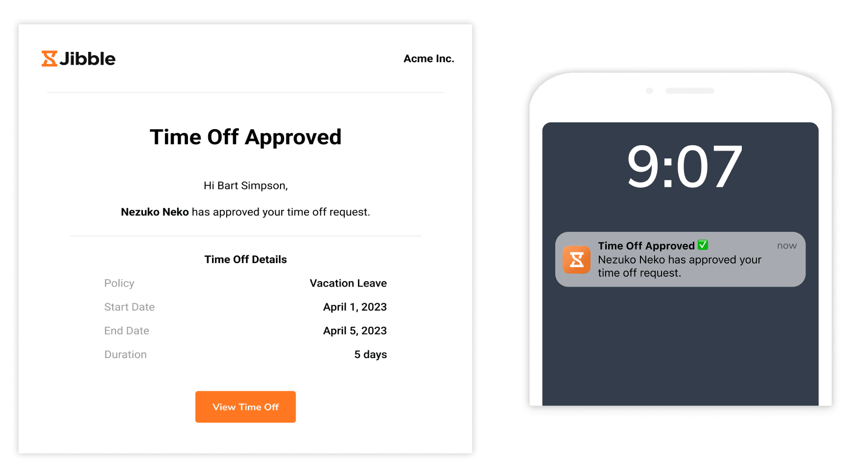 Jibble PTO App