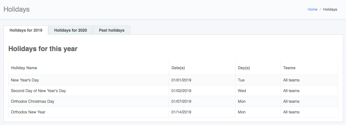 Vacation Tracker Was Created For Teams Like Yours