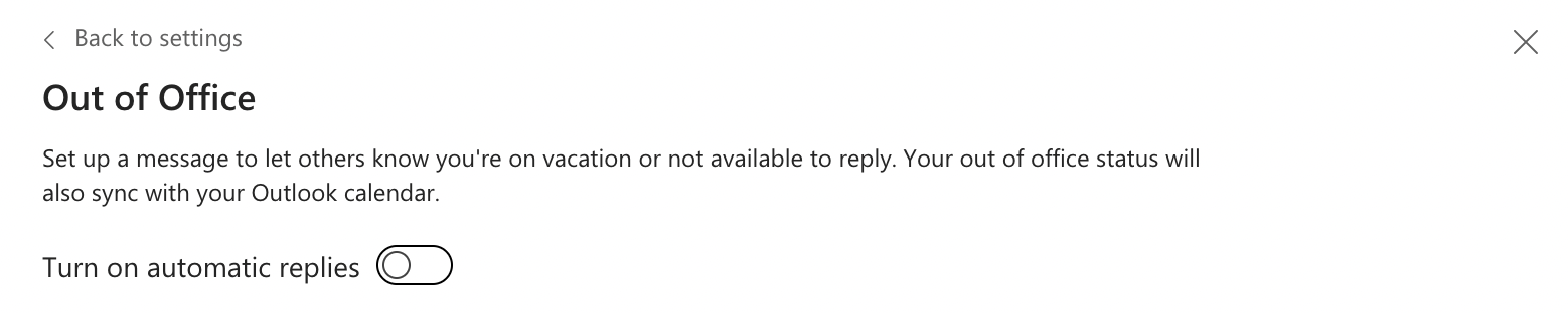 How To Set An OOO Message in Microsoft Teams
