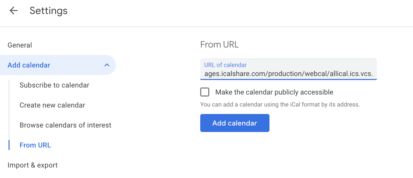 ical google calendar