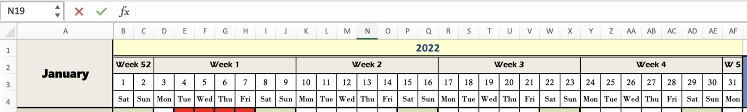 How To Track PTO in Excel