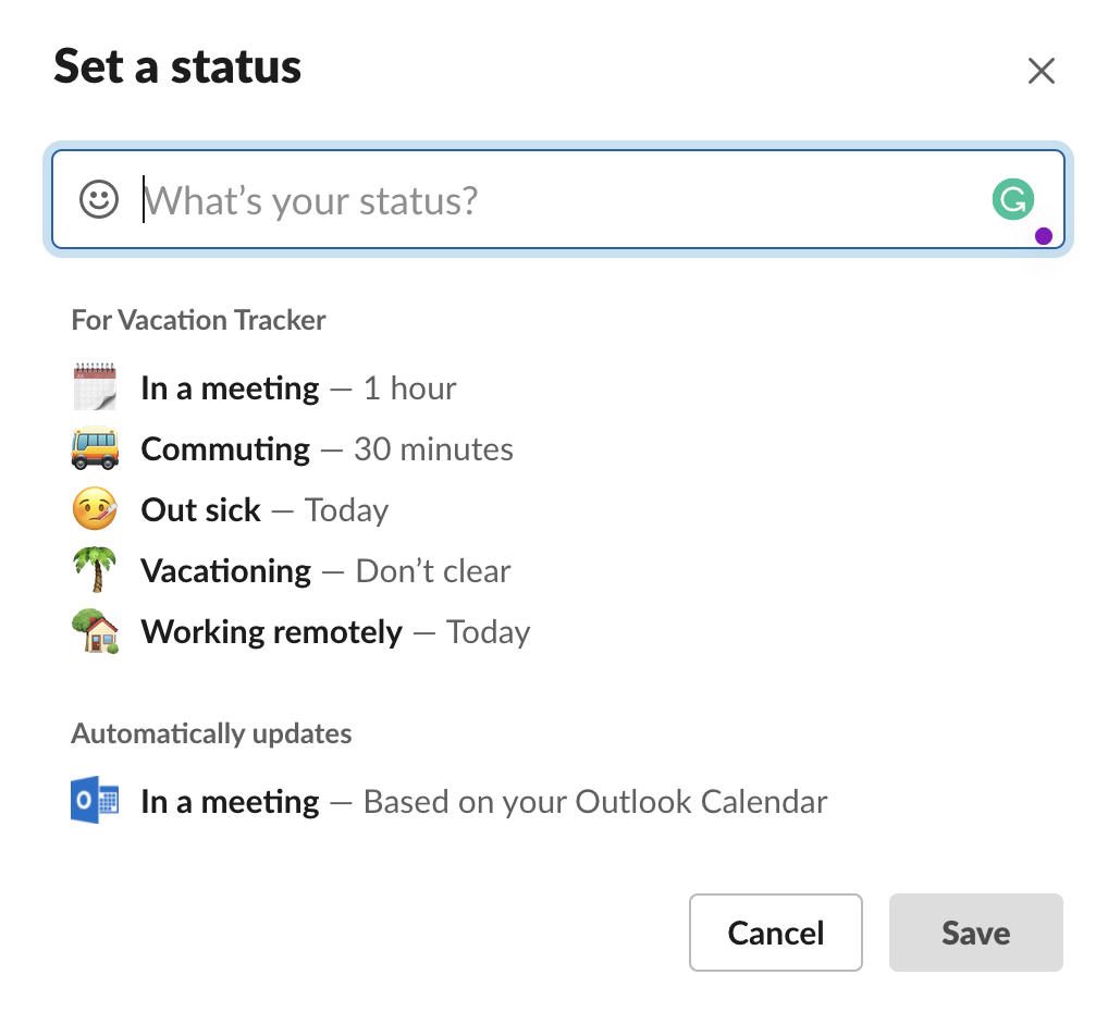How To Set Up A Slack Out of Office Status
