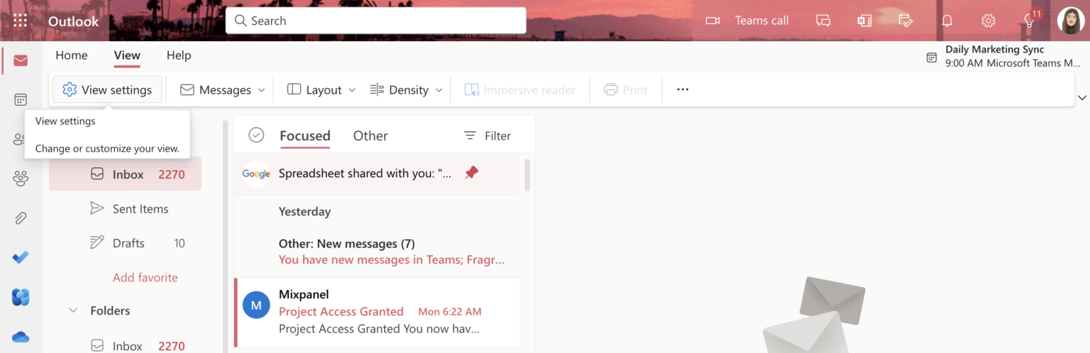 Out of Office in Outlook Calendar