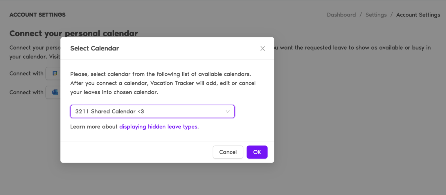 A Closer Look at Calendar Integration in Vacation Tracker