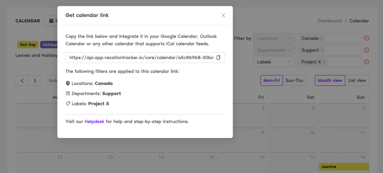 A Closer Look at Calendar Integration in Vacation Tracker