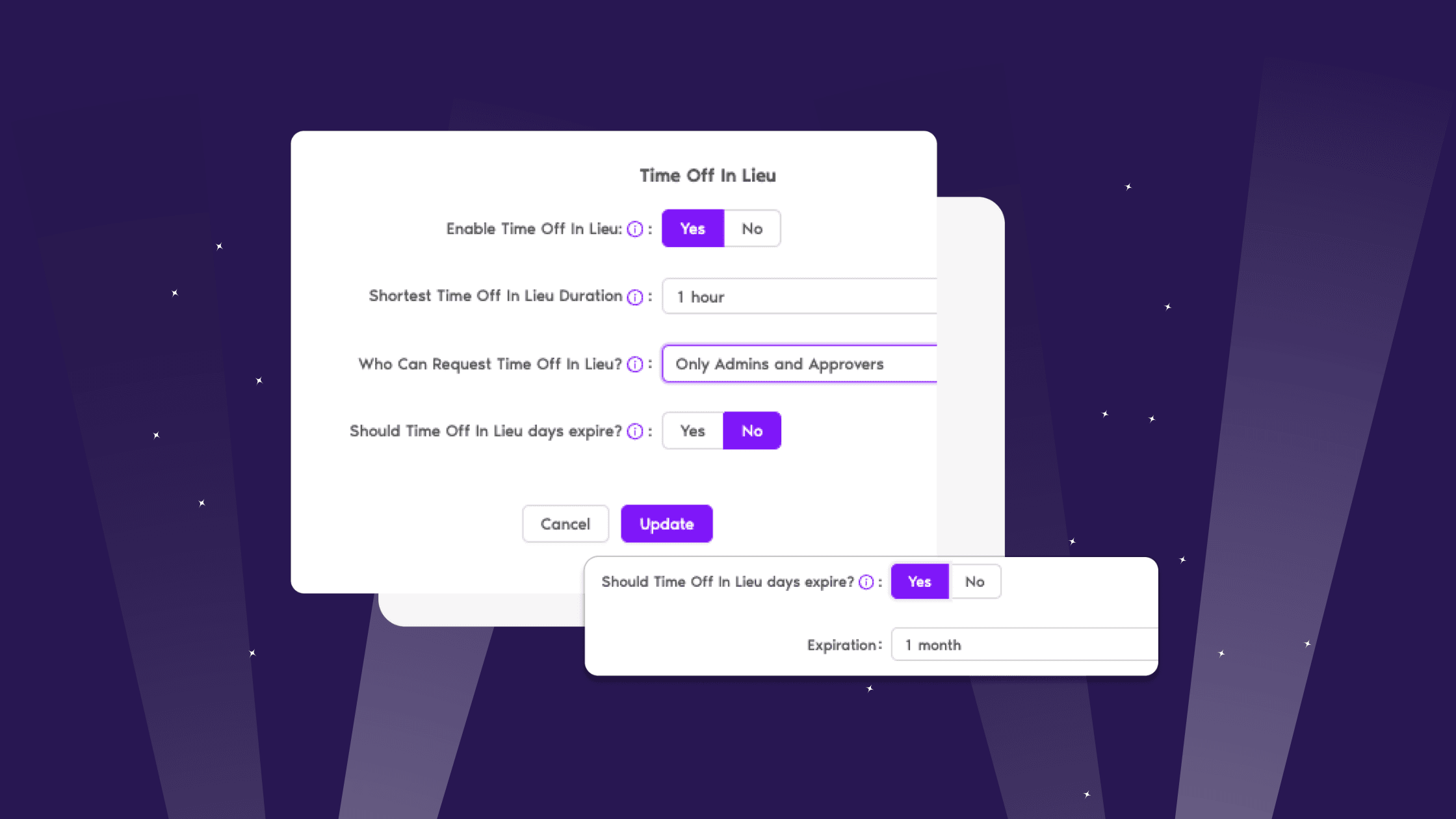 Manage Time Off in Lieu (TOIL) in Vacation Tracker