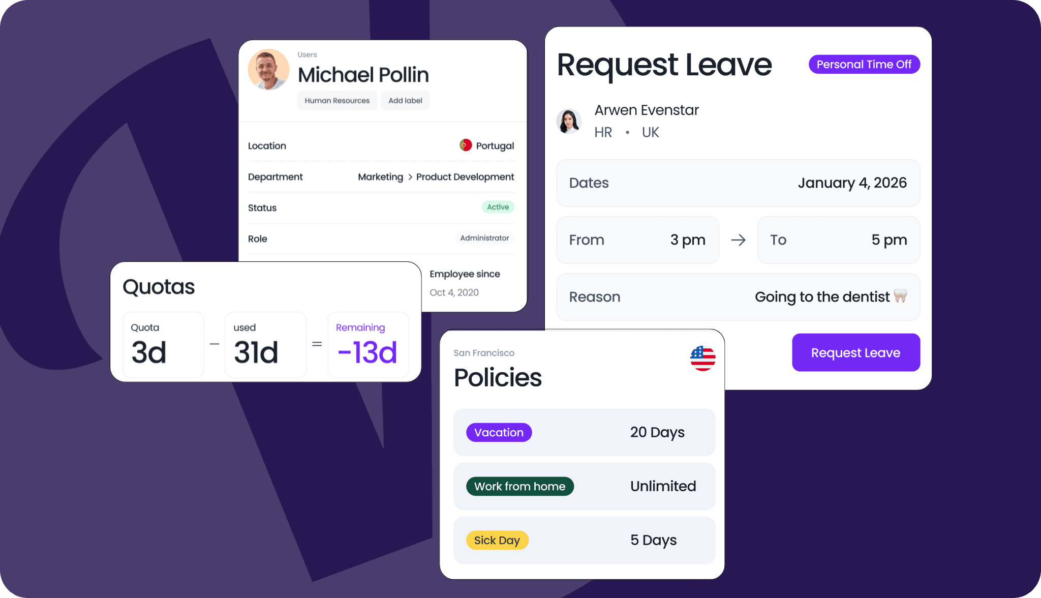 Vacation Tracker Features for Team Culture